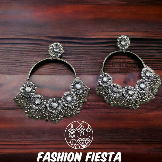 Big Crescent Shaped Chand-Baali Earrings