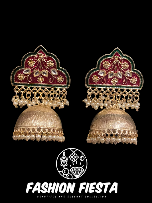 Gold Jhumkas